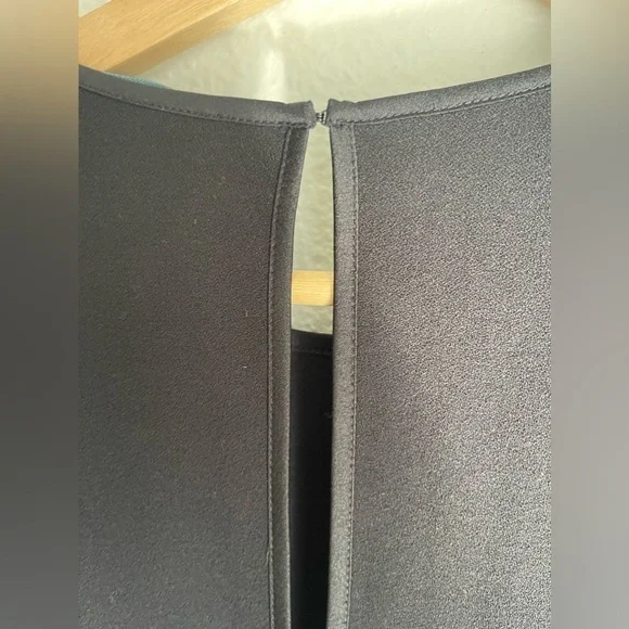 Cynthia rowley combo crew neck tunic dress black/ teal - Picture 7 of 9